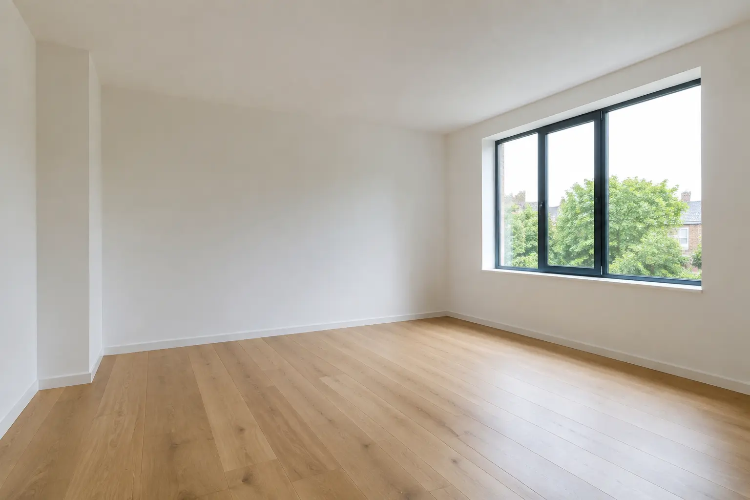 Originele hoofdslaapkamer vóór digitale inrichting